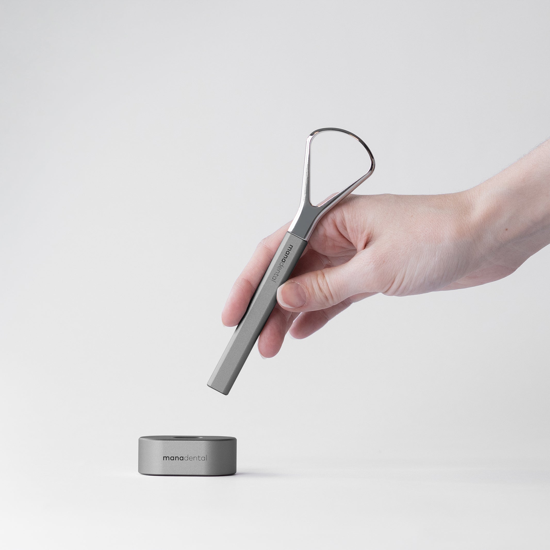 manadental tongue scraper.